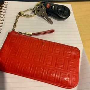 Fendi Zucca Keychain Pouch